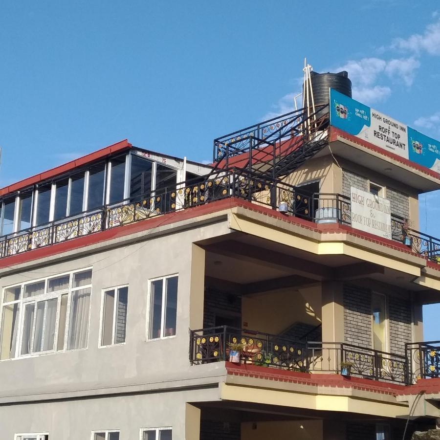 Hotel High Ground Inn Sarangkot Pokhara Bagian luar foto